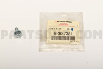 MR987381 SCREW,R/DR WDO REGUL