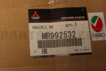 MR992532 Mitsubishi KNUCKLE,RR AXLE,RH