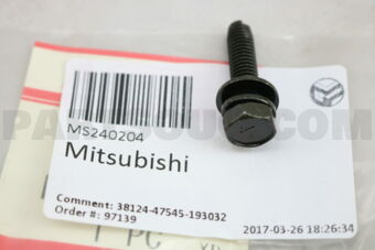 MS240204 BOLT,RR VIEW MIRROR