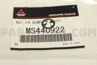 MS440922 NUT,FR BUMPER