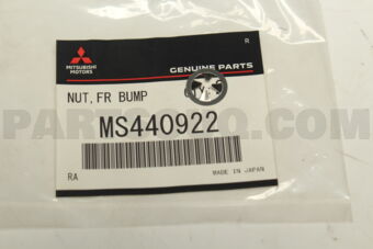 MS440922 NUT,FR BUMPER