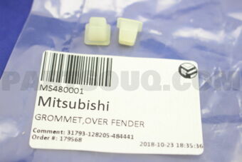 MS480001 GROMMET,OVER FENDER