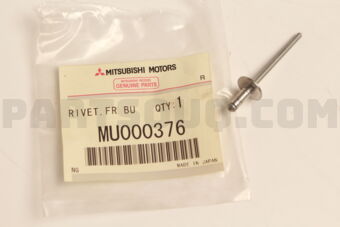 MU000376 RIVET,FR BUMPER