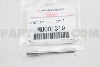 MU001319 RIVET,FR BUMPER