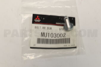 MU103002 BOLT,RR BUMPER