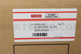 MX939689 HEADLAMP ASSY,RH