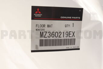 MZ360219EX Mitsubishi FLOOR MAT(LHD/MONTERO)