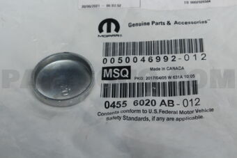 04556020AB (F)PLUG CYL HD COR
