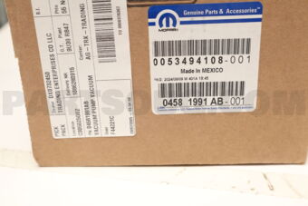 04581991AB VACUUM PUMP VACUUM