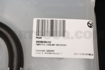 04596466AG (F)BOTTLE COOLANT RECOVERY