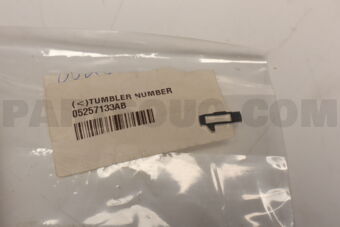 05257133AB (<)TUMBLER NUMBER