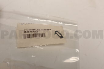 05257133AB (<)TUMBLER NUMBER