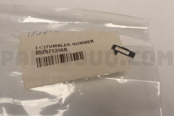 05257133AB (<)TUMBLER NUMBER