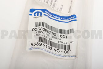 55399163AC W/STRIP REAR DOOR BELT OUTER