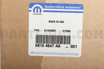 68154647AA MODULE ANTI-LOCK BRAKE