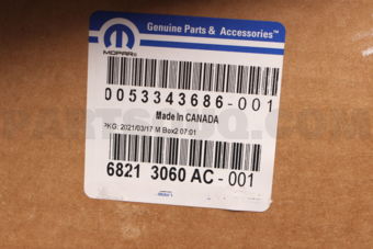 68213060AC (F)FENDER FRONT