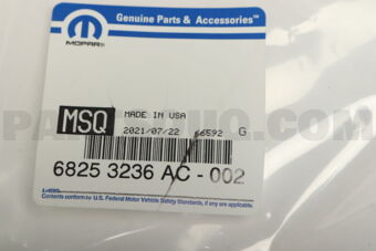 68253236AC PROTECTION TORQUE BOX
