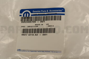 68274216AD LIC. PLATE SUPPORT LICENSE P