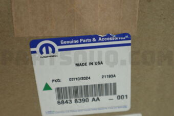 68438390AA Anti-Lock Brake Control Unit