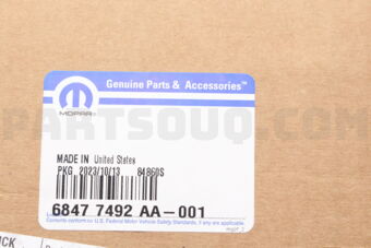 68477492AA HALF   SHAFT AXLE