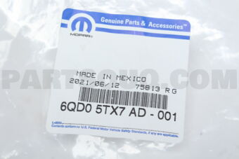 6QD05TX7AD HANDLE SEAT RELEASE