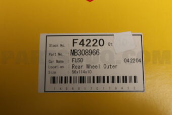 F4220 REAR WHEEL OUTER-MB30