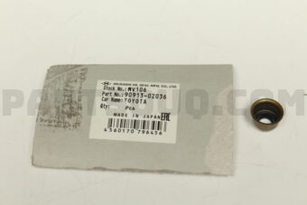 MV106 VALVE STEM SEAL