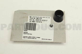 MV120 VALVE STEM SEAL