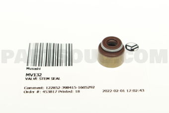 MV132 VALVE STEM SEAL