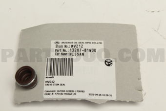 MV212 VALVE STEM SEAL