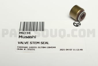 MV234 VALVE STEM SEAL