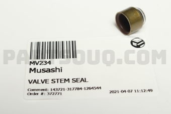 MV234 VALVE STEM SEAL