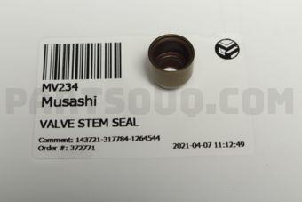 MV234 VALVE STEM SEAL