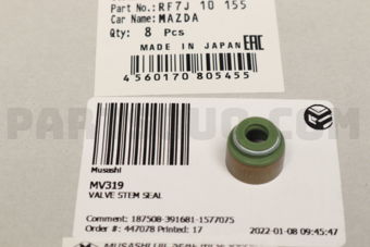 MV319 VALVE STEM SEAL