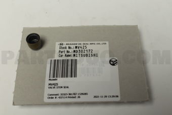 MV425 VALVE STEM SEAL