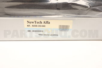 A83035040 AC FILTER DB W203,W209 /2 PCS