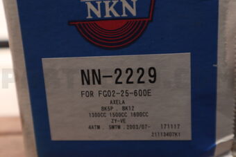 NN2229 AXLE SHAFT ASSY