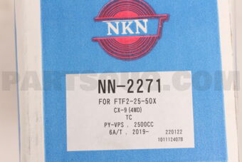 NN2271 AXLE SHAFT ASSY