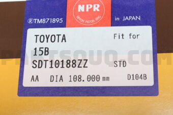 SDT10188ZZSTD RING PISTON  STD 15B