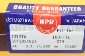 SDT10210ZZSTD RING PISTON  STD 1HDTE