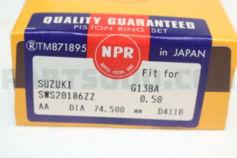 SWS20186ZZ0050 RING PISTON  050 G13BA