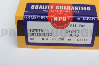 SWT10192ZZ075 PISTON RING SET
