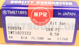 SWT10223ZZ050 RING PISTON  050 1KR-FE