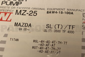 MZ25 WATER PUMP