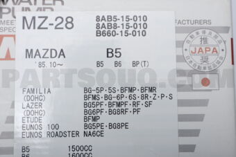 MZ28 WATER PUMP
