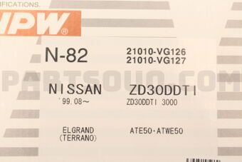 N82 WATER PUMP  ZD30DD