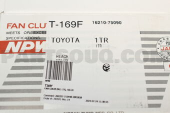T169F FAN COUPLING 1TR, HILUX
