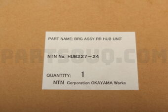 HUB22724 HUB BEARING