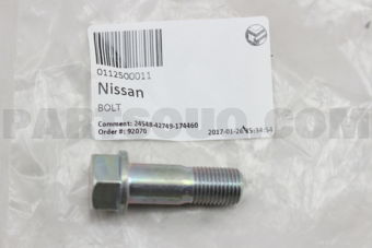 0112500011 BOLT