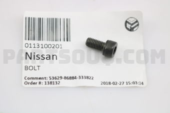 0113100201 BOLT